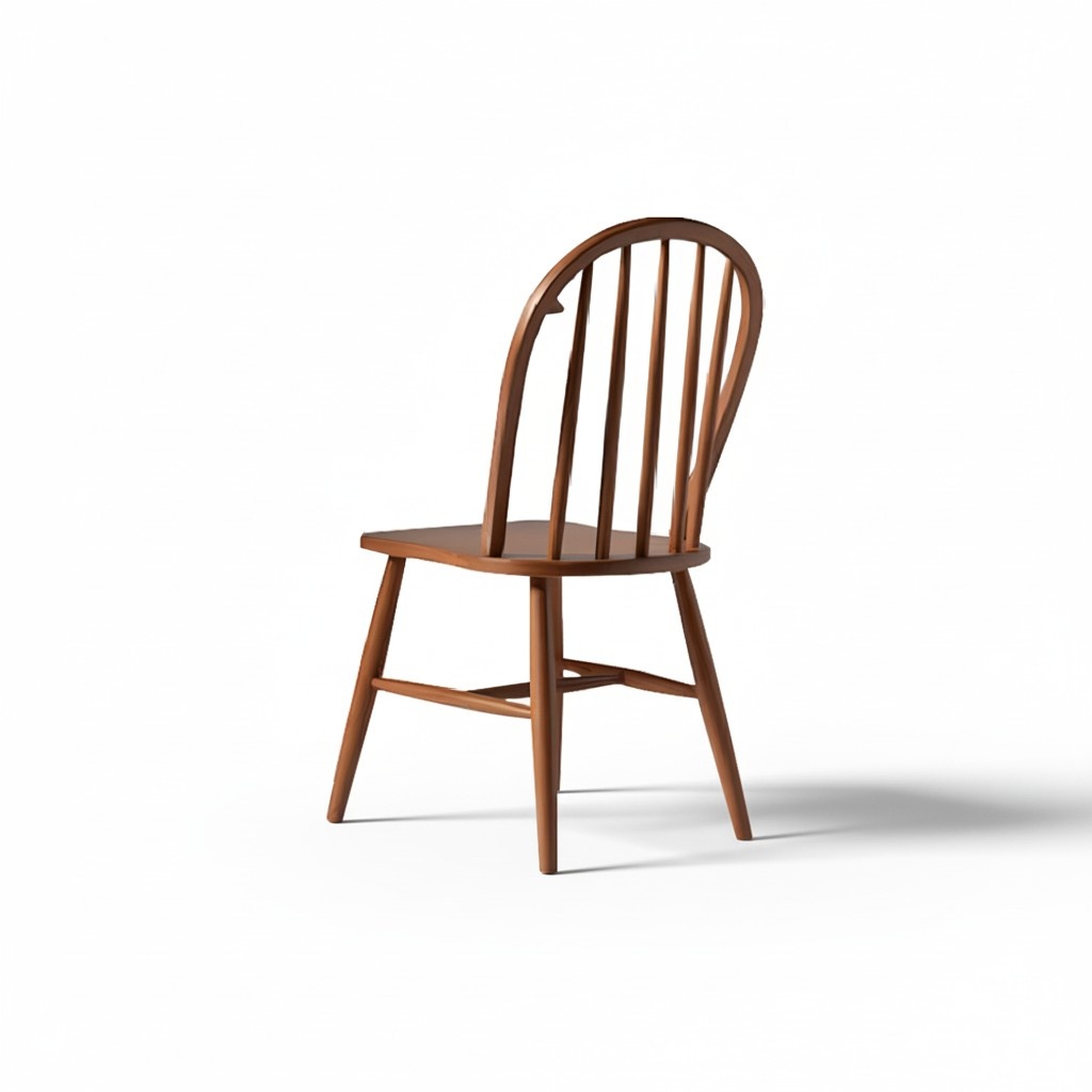 Group wooden chairs kitchen chairs dining room chairs set 2pcs brown wood