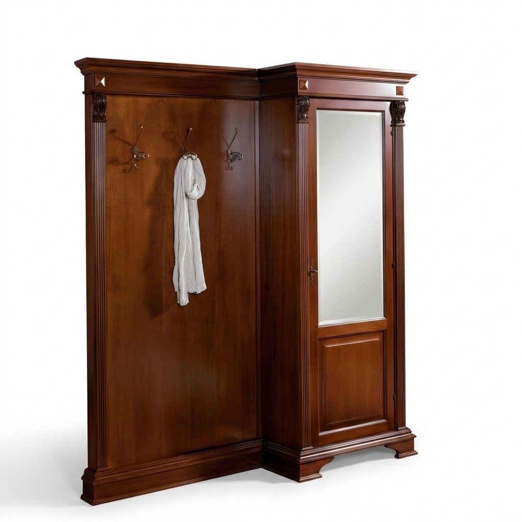 Hallway Wardrobe Set with Cupboard and Panel Hallway Country House Furniture