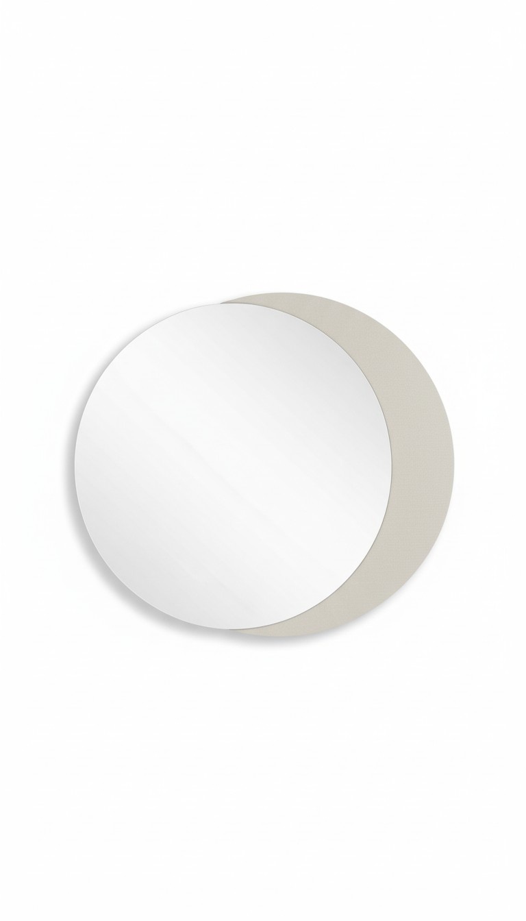 Hanging Mirror Oval Mirror Wavy Modern Bedroom Design Luxury Italy Style New