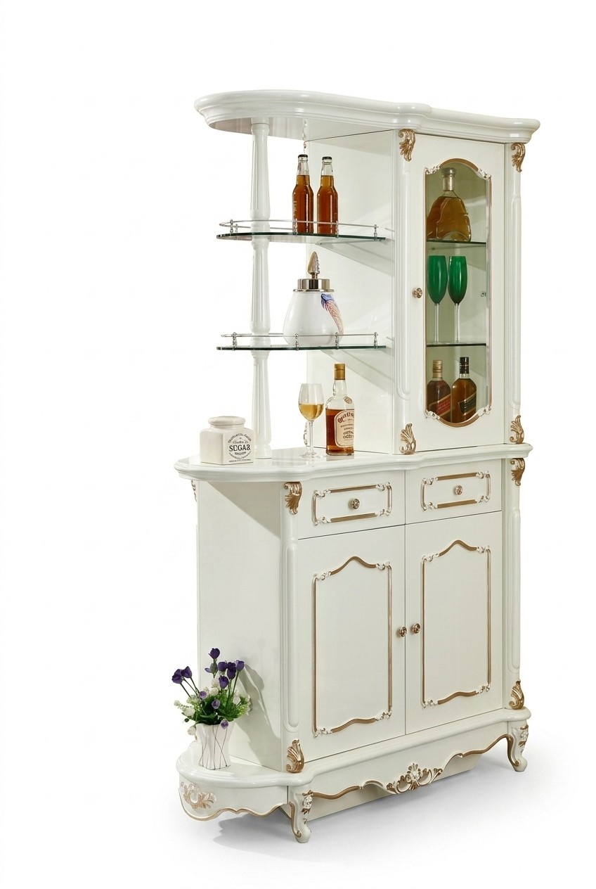 House Bar Classic Bar Shelf Partition Cabinet Display Cabinet Wood