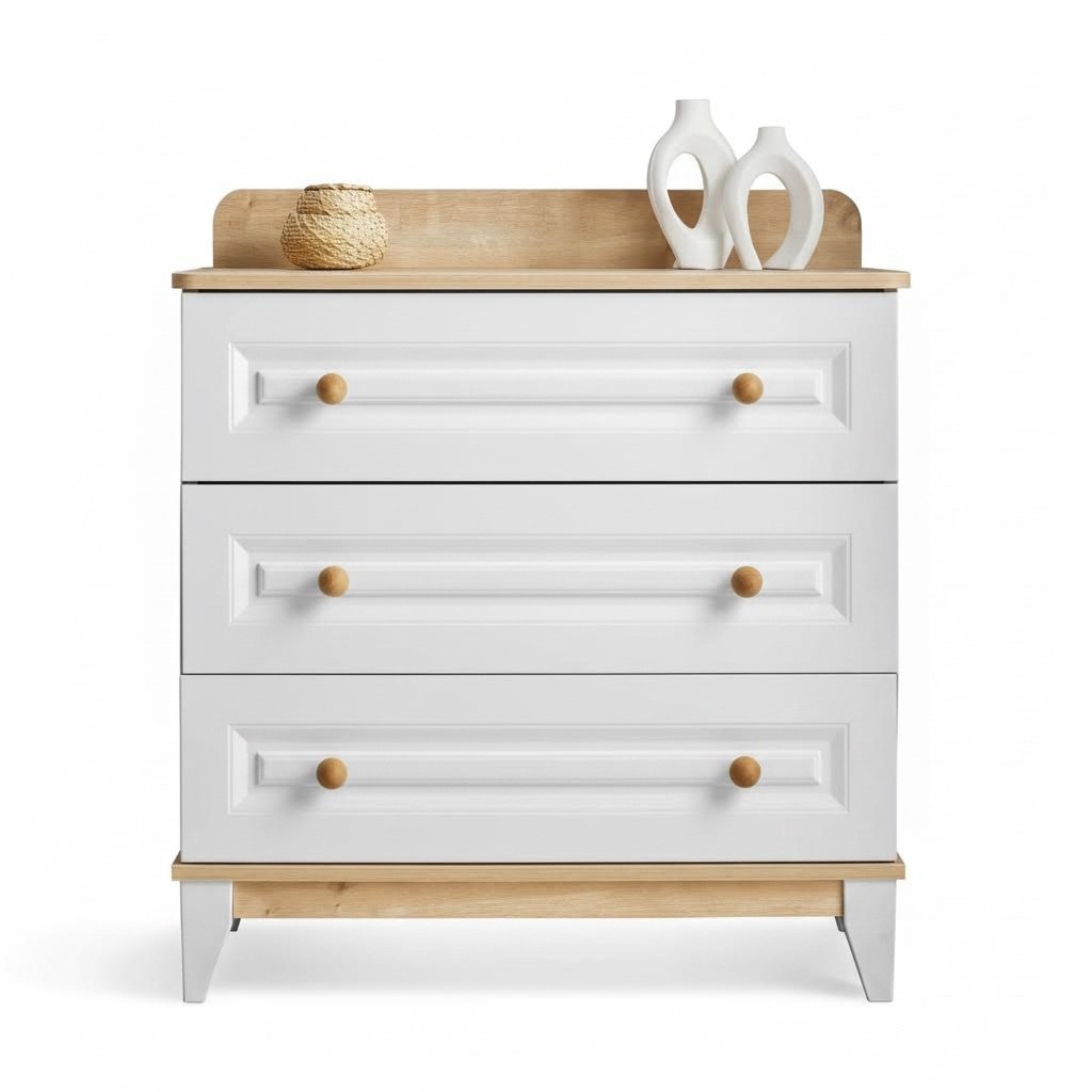 High-quality bedroom chest of drawers 3-drawer sideboard wooden furniture