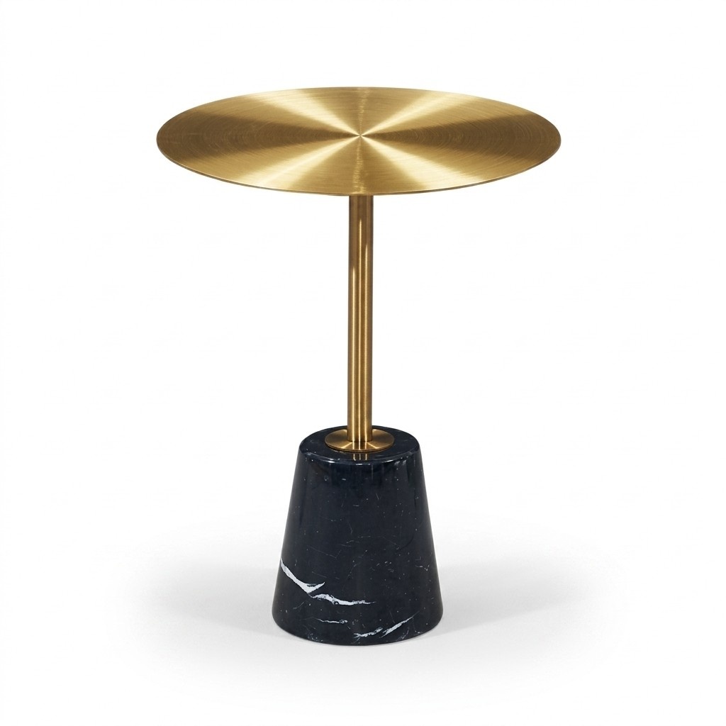 High-quality coffee table stylish coffee table gold side table newspaper