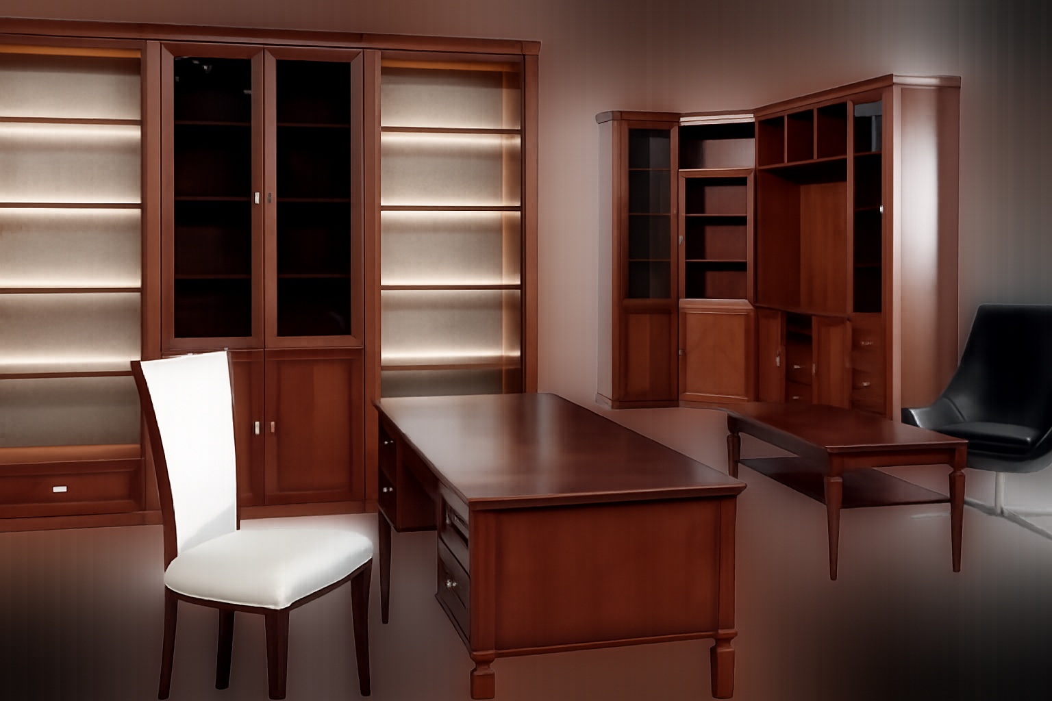 High-quality design display cabinet showcases shelf glass wall shelves cabinets new