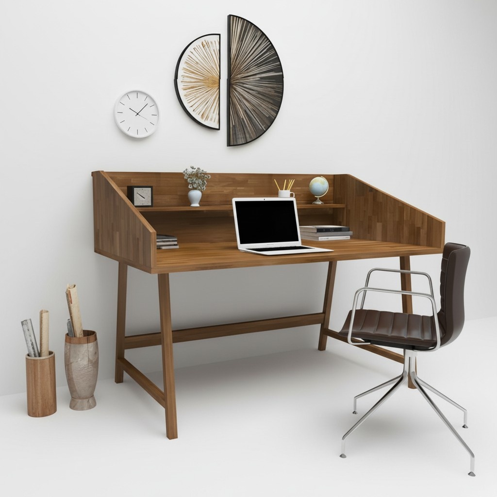 High-quality wood table designer office desk modern wooden furniture desk
