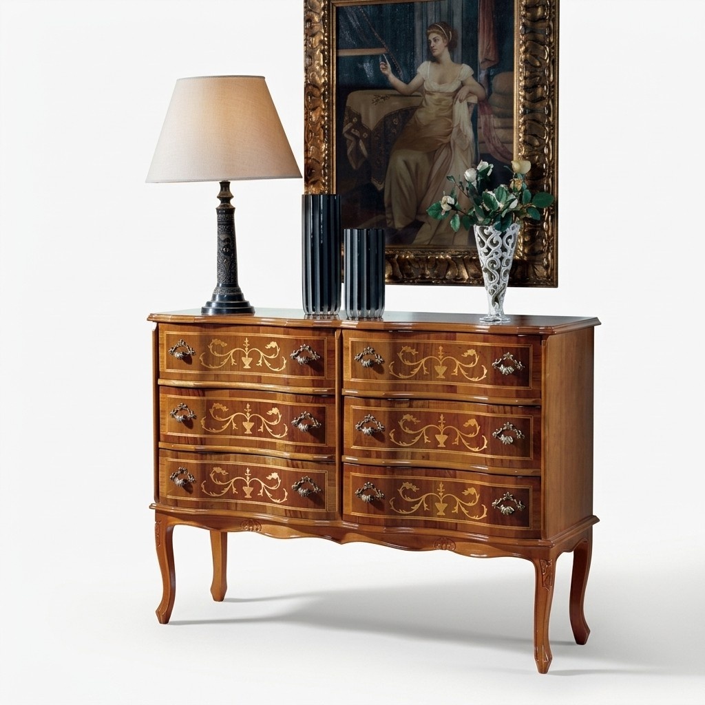High Quality Chest of Drawers Classic Furniture Luxury Sideboard Cabinet Wood Shelf