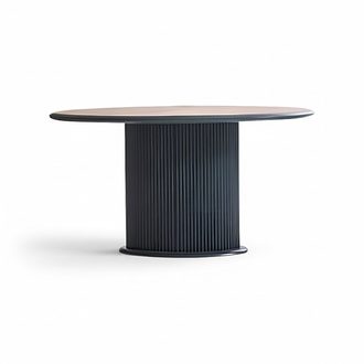 Wooden dining room table dining table 140 cm table wood gray dining room immediate SOFORT