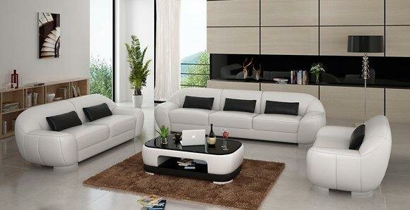 Sofa set sofa couch upholstery leather seat complete sofa set 3+2+1