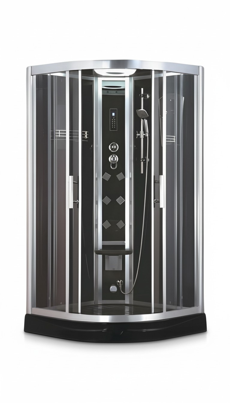 Hydromassage Shower Shower Cabin Comfort Shower Multifunction Shower 120x90 cm