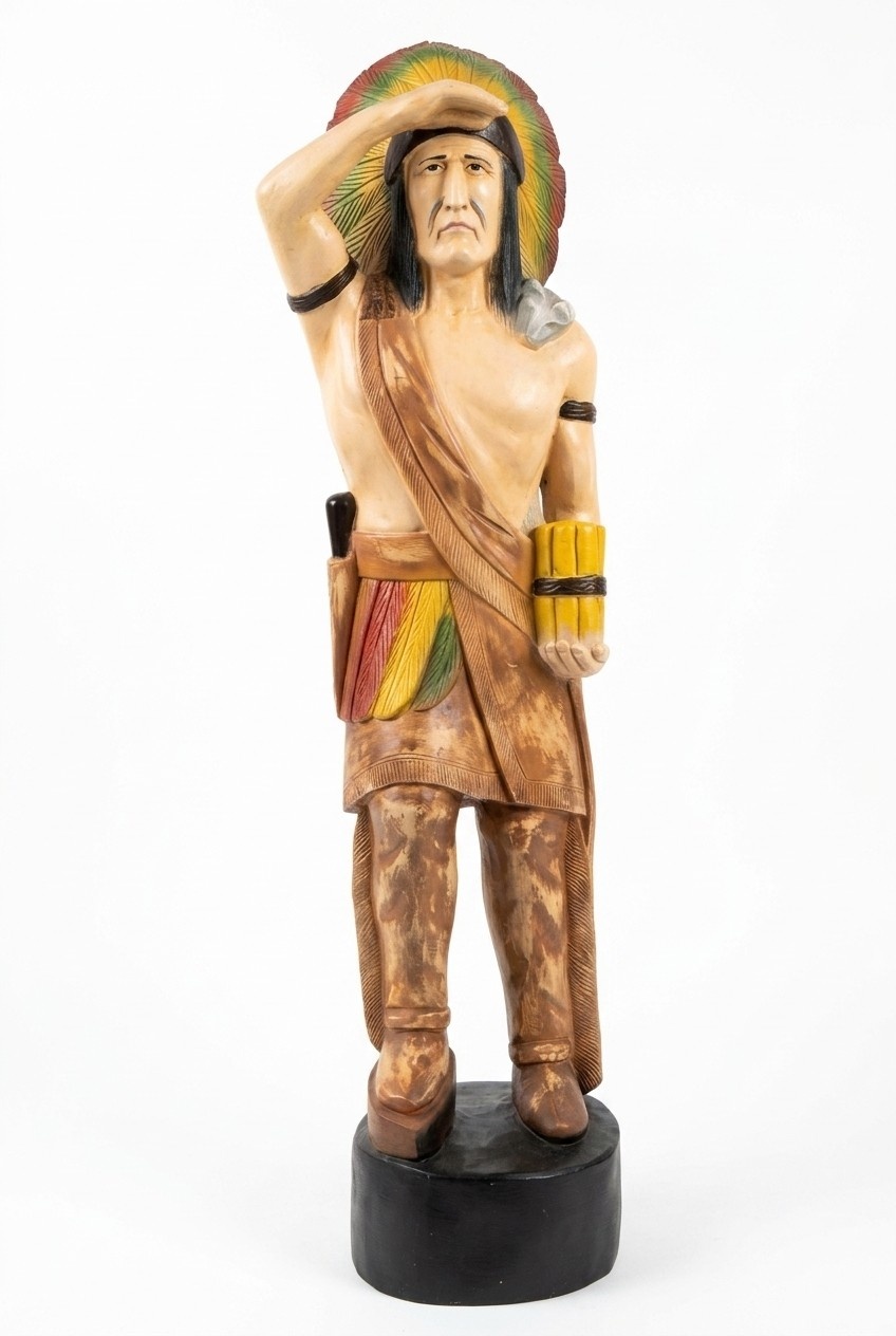 Colorful decorative indian figure decorative sculpture statue 157cm length