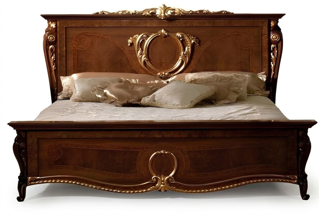 Italian bedroom furniture upholstery double bed luxury design beds marriage New
