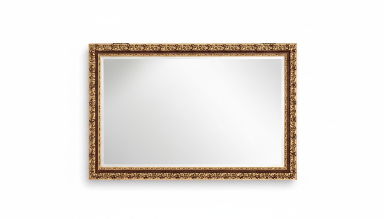 Italian Classic Designer Mirror Furniture Wall Mirror Wood Gold Furniture