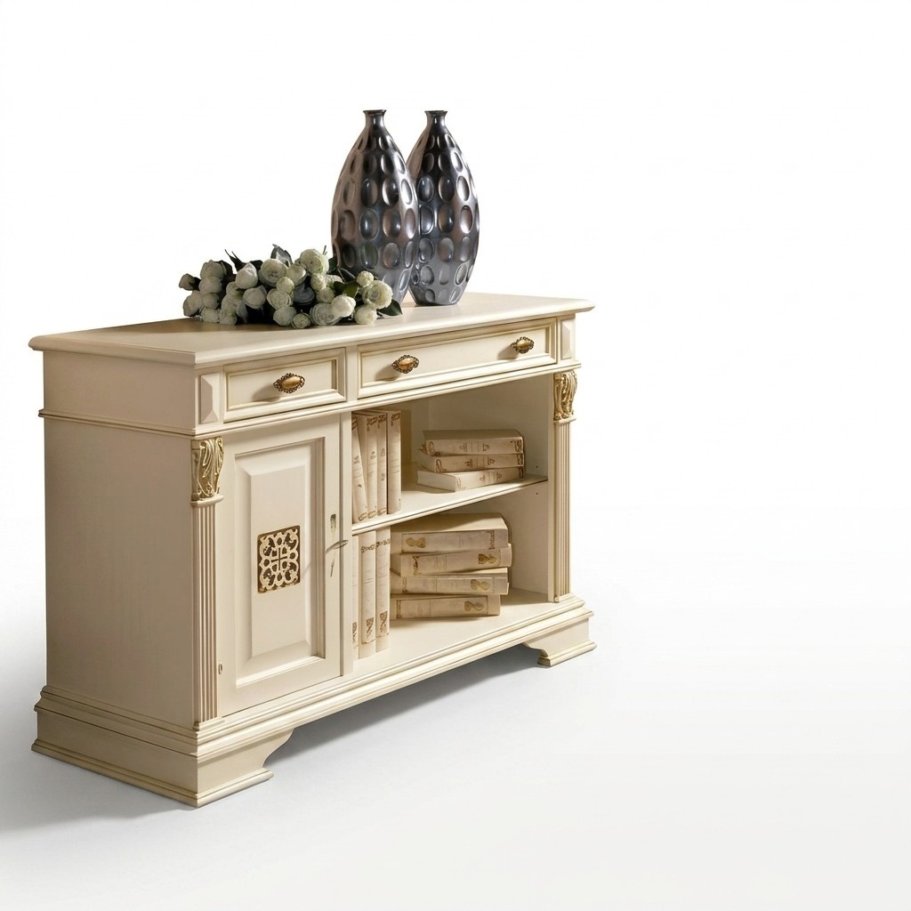 Italian Design Furniture Antique - Wooden Bar Sideboard Cabinet Chest of Drawers Sideboard