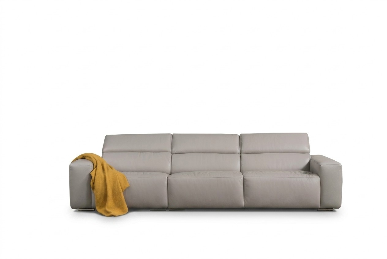 Italian Designer Three Seater Couch Upholstery Leather Sofa 3 Piece Furniture High Quality
