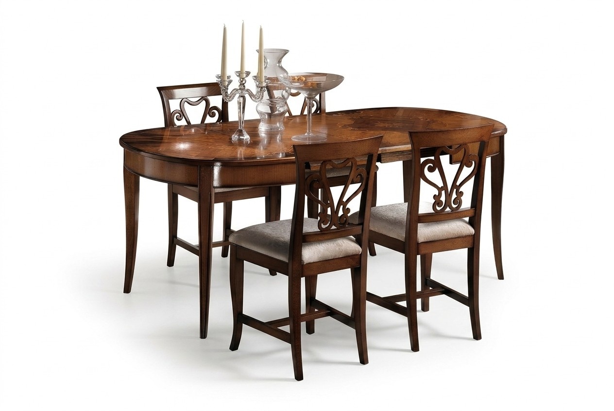 Italian dining tables wooden tables furniture new dining table antique solid wood