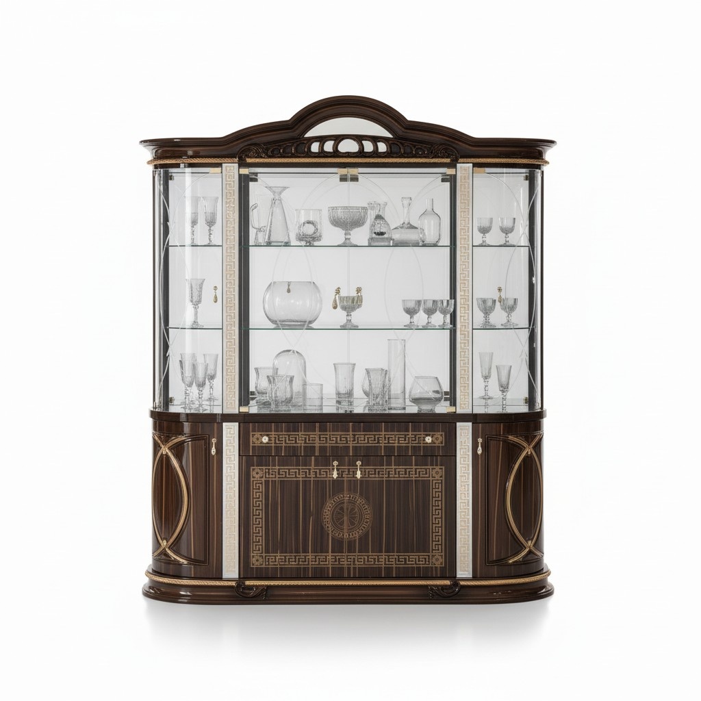 Italian Furniture Showcase xxl Cabinet Display Cabinets Design Living Room
