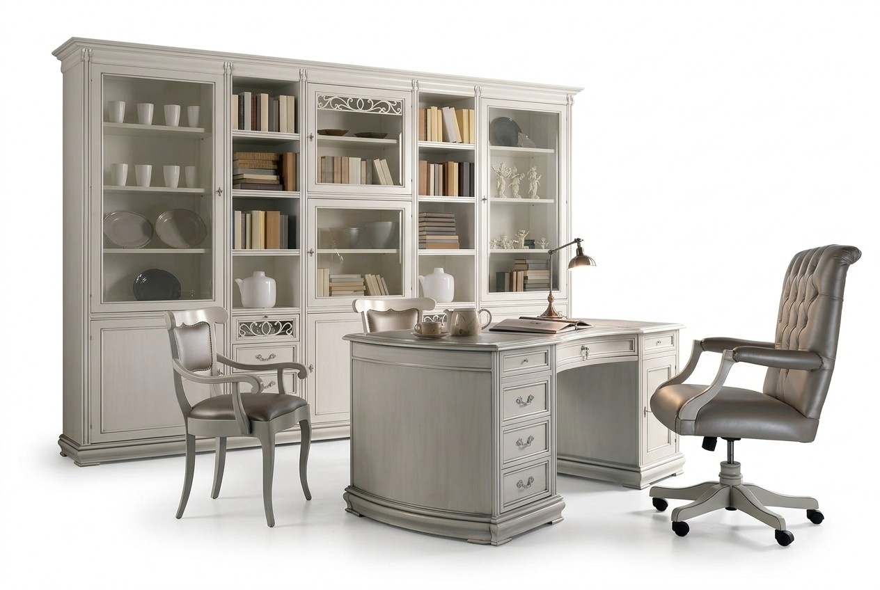 Italian furniture office table furnishings furniture desk real wood tables new