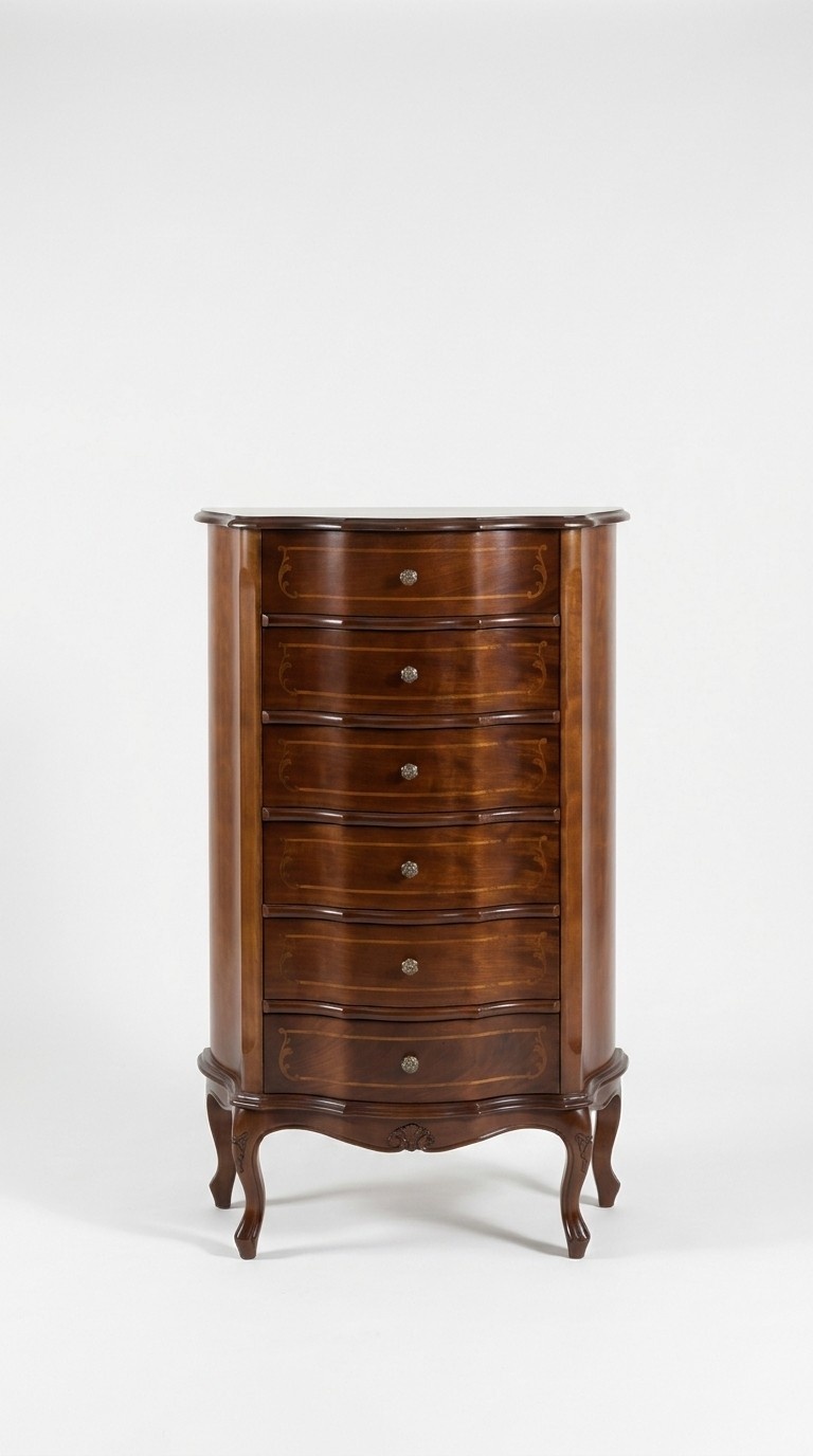 Italian furniture baroque cabinet dresser designer luxury wood sideboard new