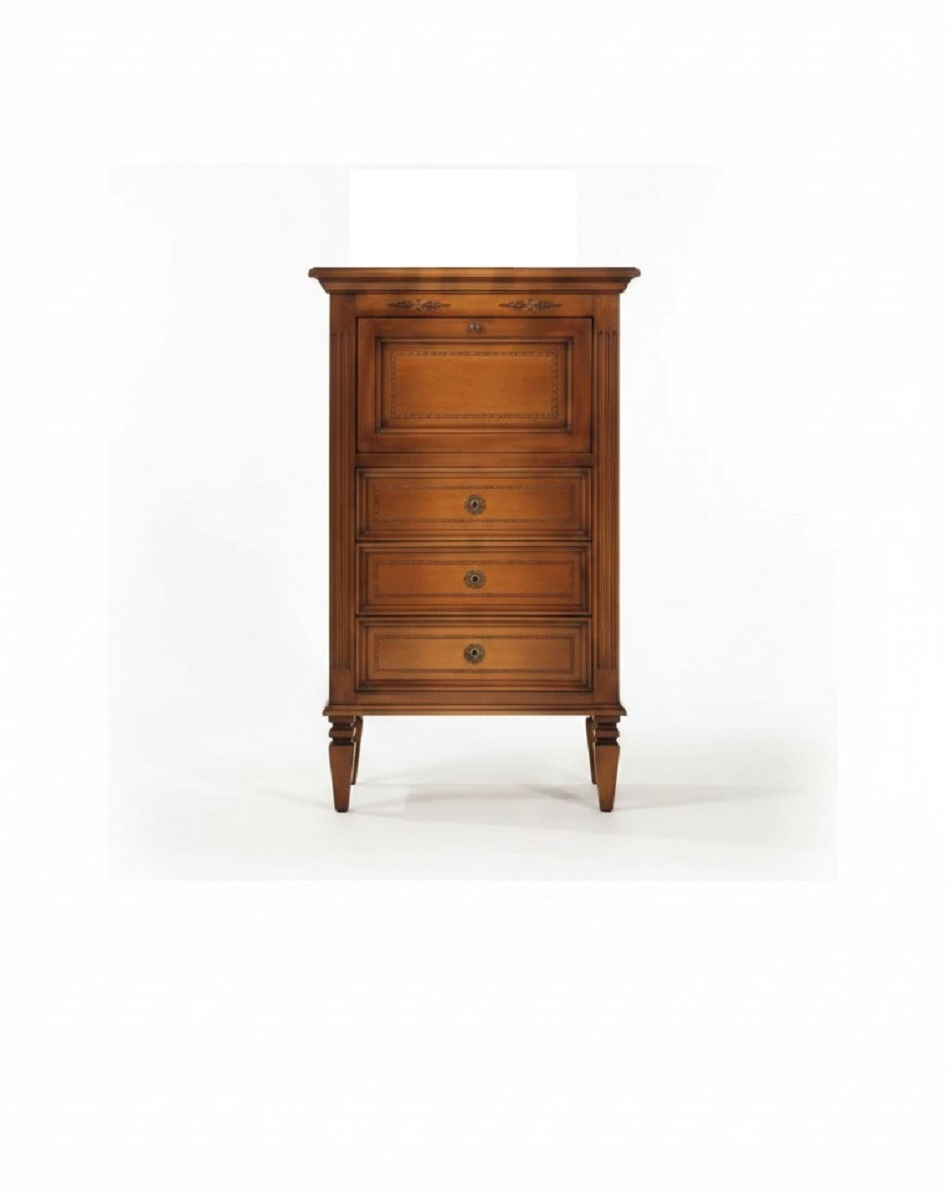 Italian furniture wood brown dresser sideboard luxury classic style