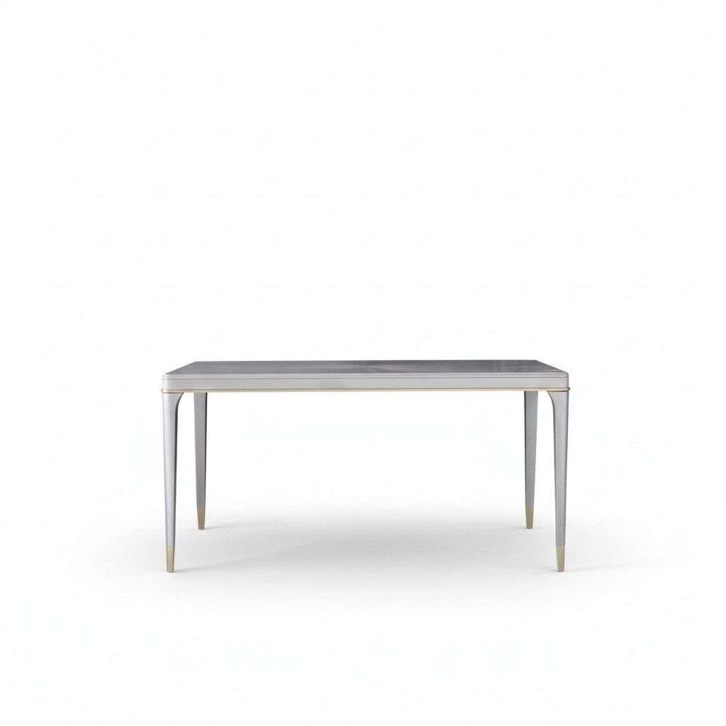 Rectangular luxury dining table 140/160x85/90cm size Italian furniture