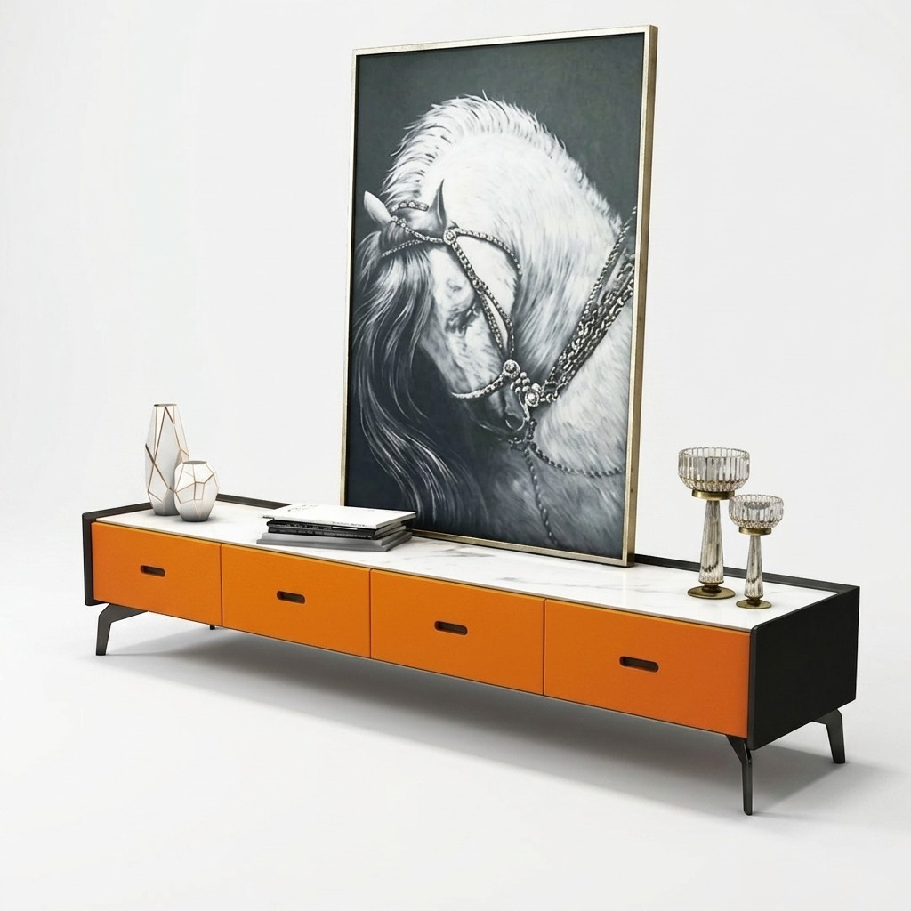 Italian style furniture wood chest of drawers cabinet rtv chests of drawers TV Sideboard Lw Board