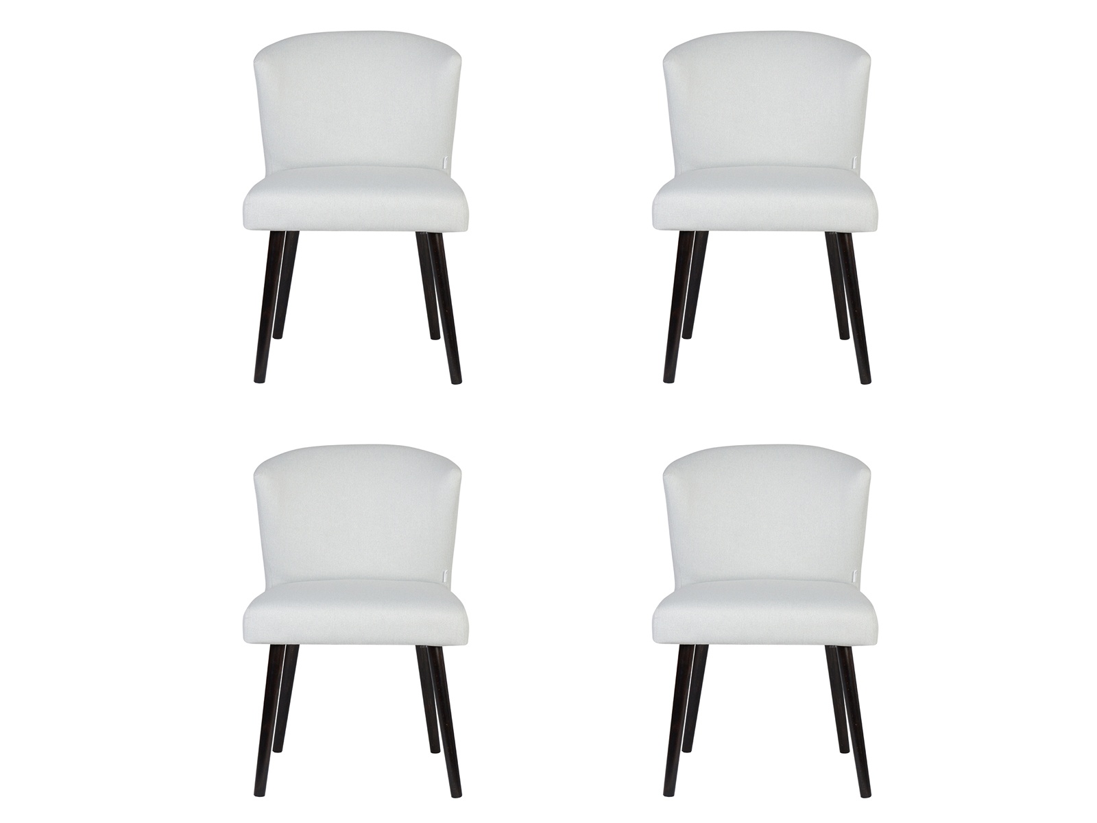 4x leather upholstery seat chairs leaning chair design lounge club armchair set new