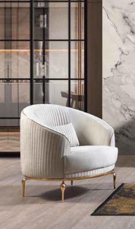 Luxury Single Seater Armchair Couch Upholstery Furniture Relax Club Designer Sofa