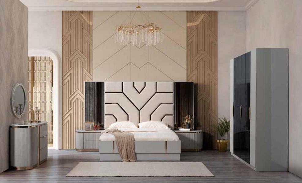 Luxury Bedroom Wardrobe Modern Wardrobe with Mirror
