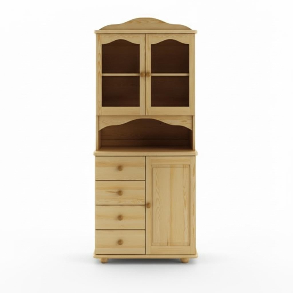 Kitchen cabinet solid wood buffet cabinet sideboard handmade massive furniture display cases