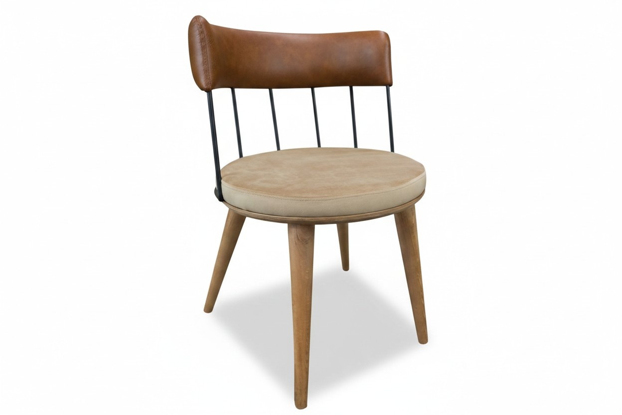 Kitchen chair chair armchair dining chair brown wood wooden chair furniture