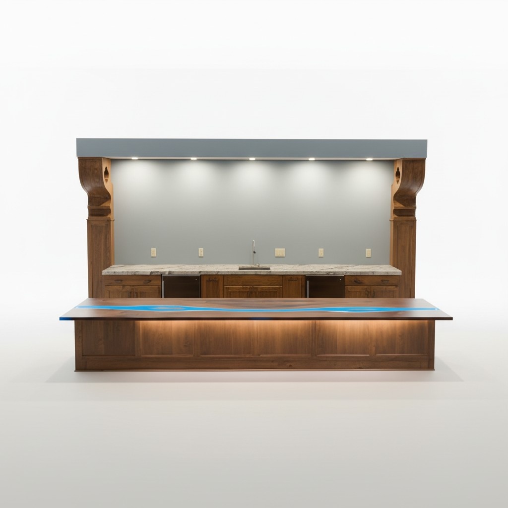 Kitchen top worktop epoxy resin epoxy river real made to measure new 1sqm