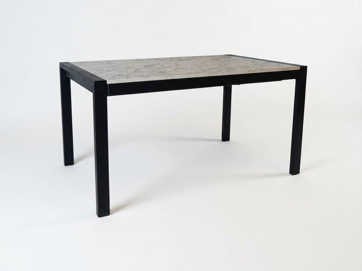 Dining Table Dining Room Table Extendable Table Marble Look