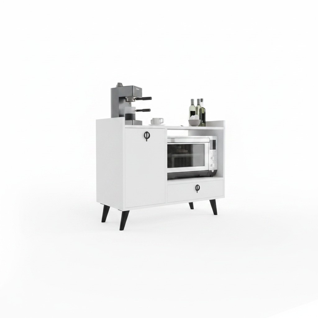 Dining room cupboard Coffee cupboard Modern Design White Colour Rectangular