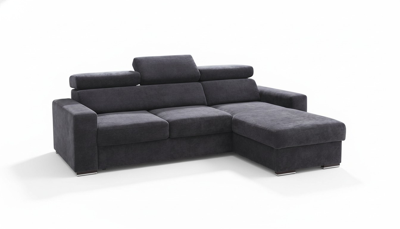 L-shape Fabric Seat Set Designer Living Landscape Corner Sofa Textile Couch Sofa