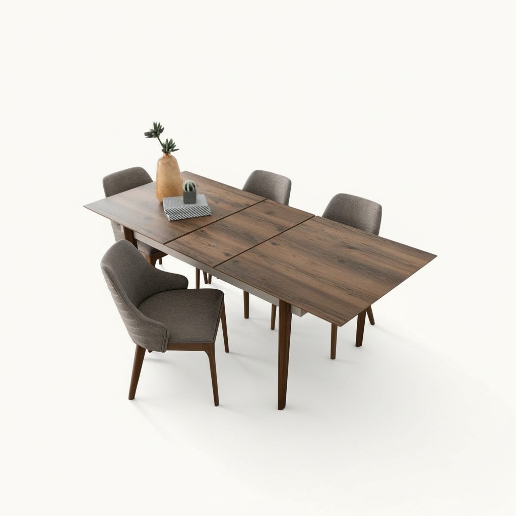 Large dining room brown table wood furniture designer dining room tables