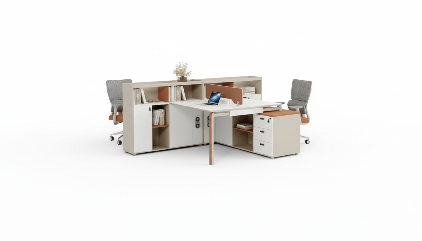Large office desk workspace for 4 people desk modern office furniture