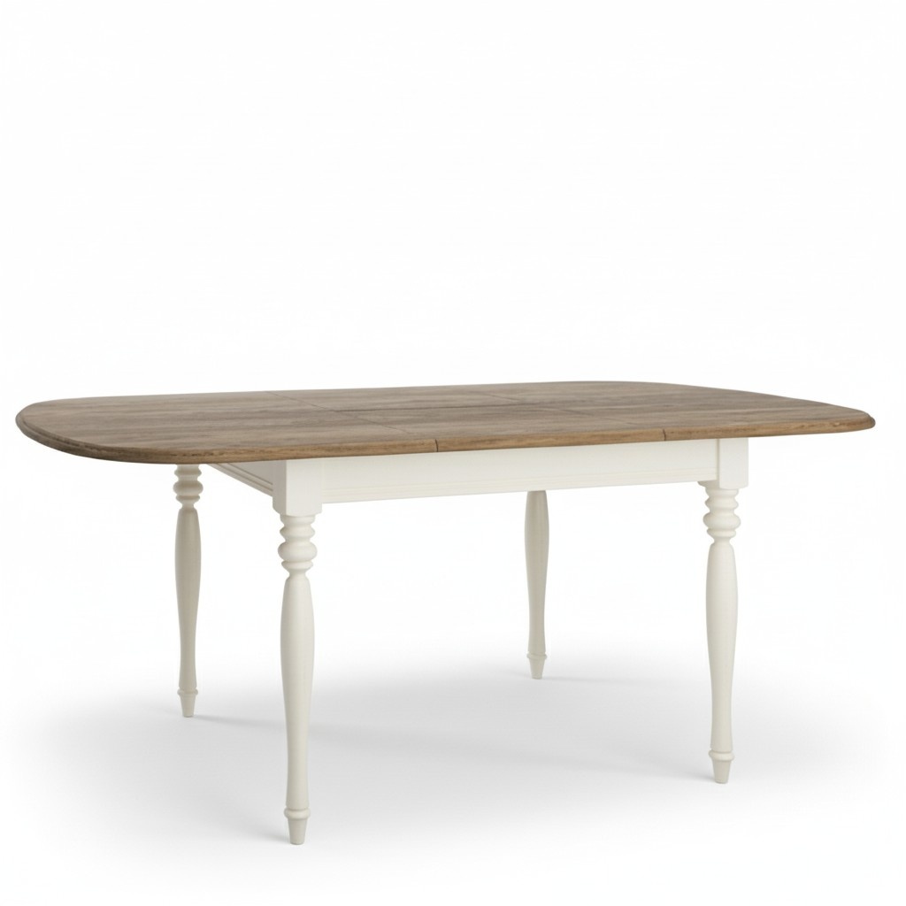 Large Table Dining Table Wooden Table Conference Table Extendable 190cm Model FL-S2