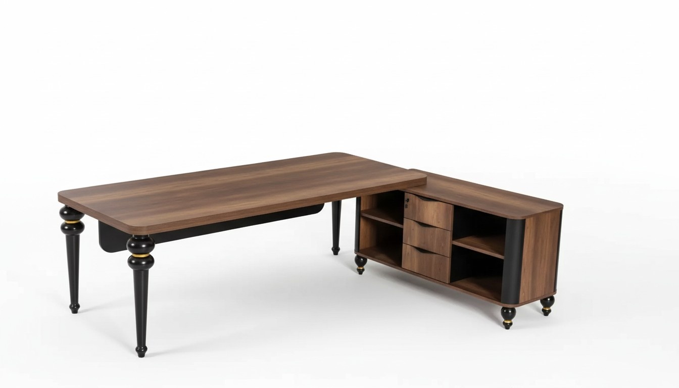 Large wooden corner desk study furniture executive desks wooden furniture