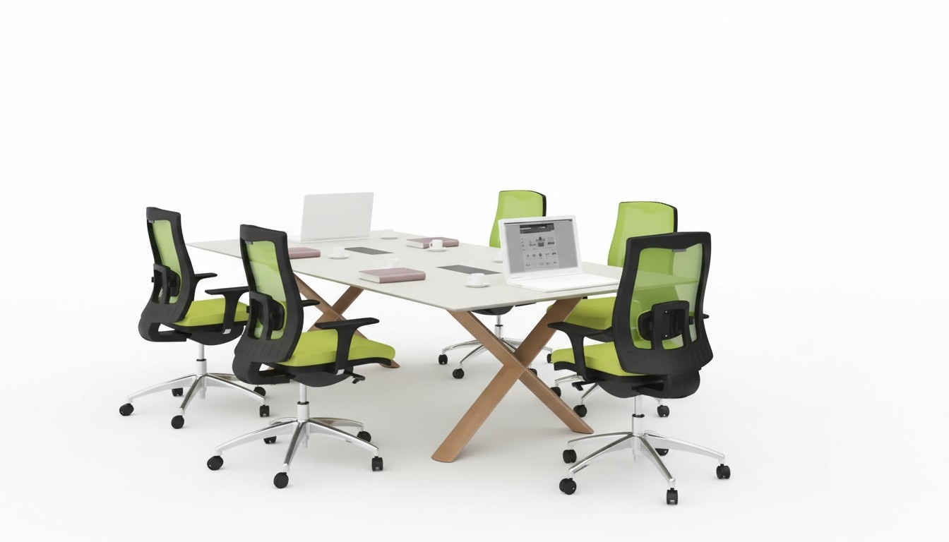 Large work table Office furniture Conference tables Furnishings Wooden furniture Modern
