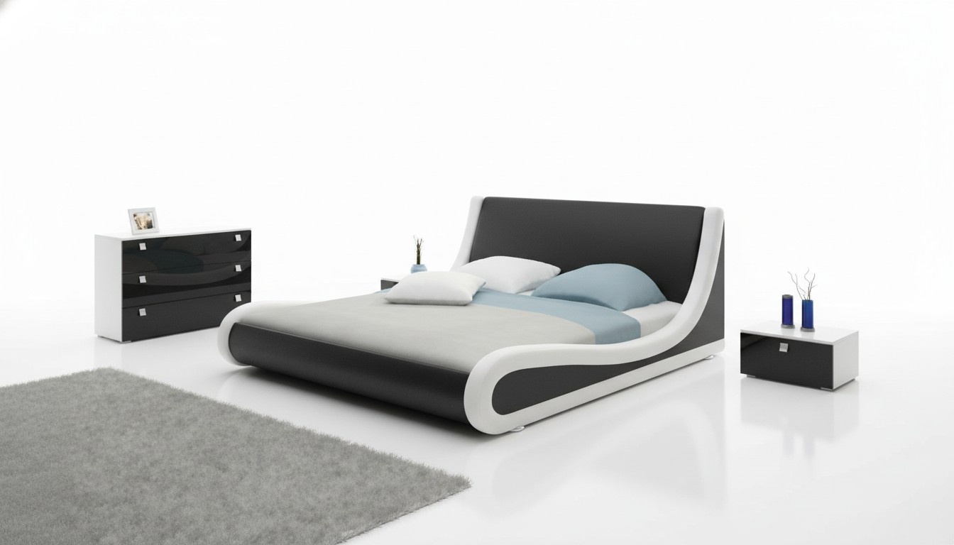 Design Upholstered Bed Beds Double Marriage Modern 180x200 cm Immediate Delivery