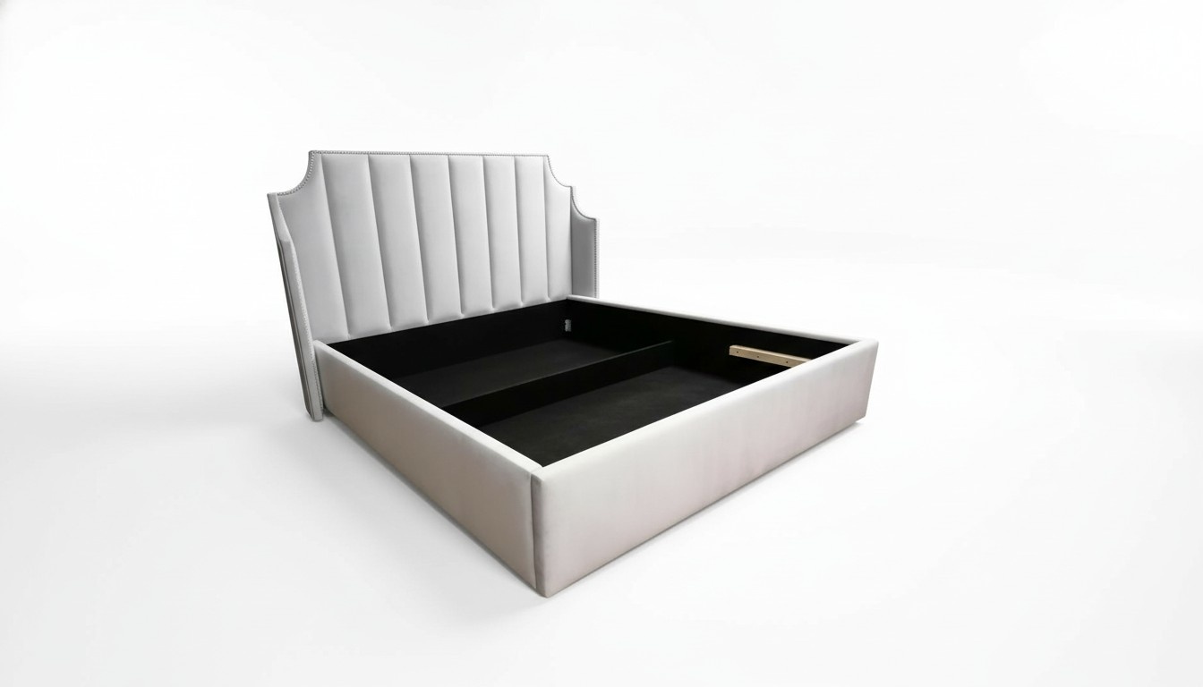 Leather Design Bed Modern Beds Marriage Frame Sleep Room Luxury Hotel Double