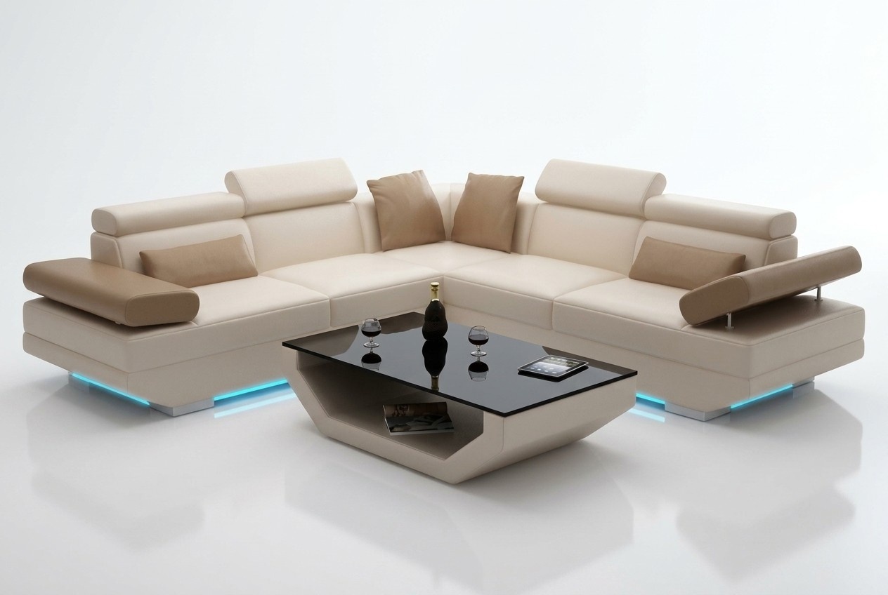 Leather sofa sofa living landscape corner sofa set design modern sofa K5009B
