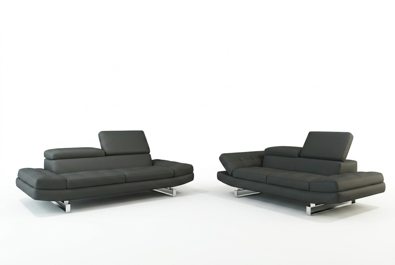 Leather sofa couch living area 3 + 2 + 1 seater set design modern sofa