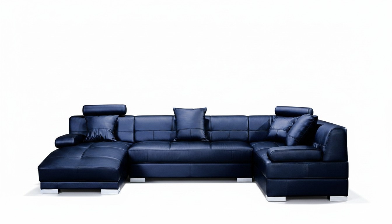 Leather Sofa Living Area Corner Sofa Corner Set Design Modern Sofa 3334