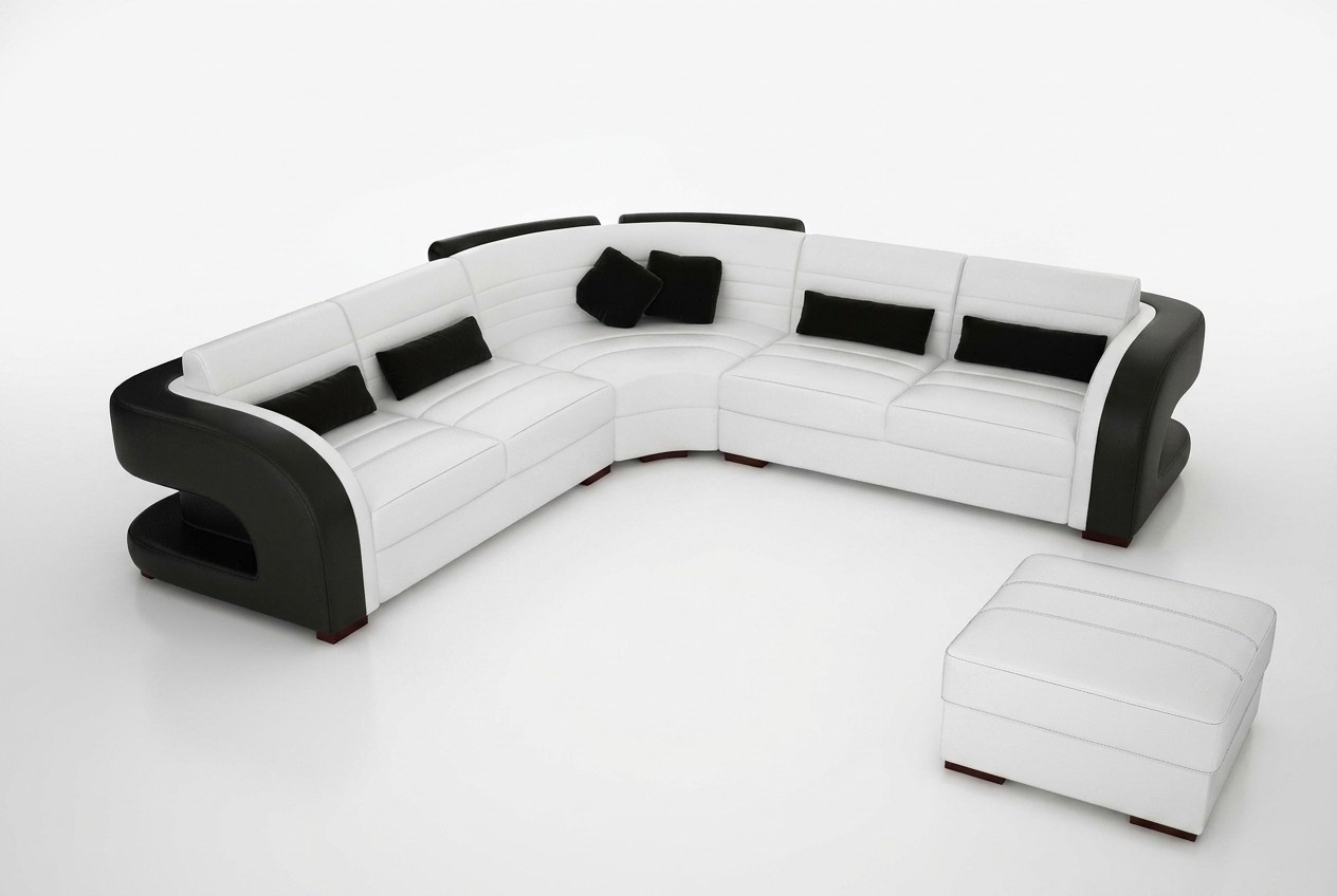 LEATHER SOFA Design LIVING LANDSCAPE COUCH SET UPHOLSTERED CORNER CORNER SOFA Bergamo