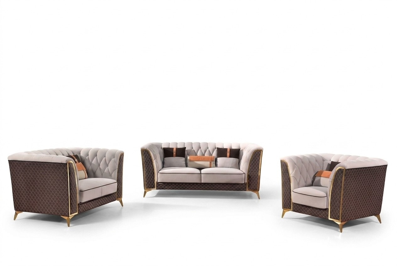 Leather sofa designer sofa sofa set 321 seater modern sofa living area new