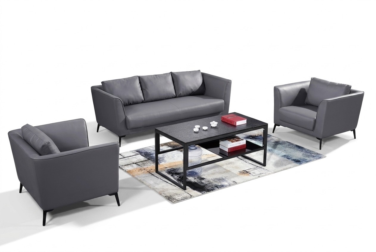 Leather sofa sofa set 3+1+1 seater set upholstered sofa couch designer sofa