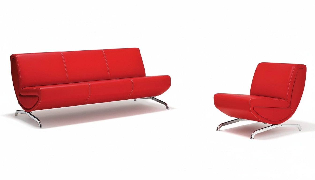 Leather sofa set 3+1 couch seating upholstery sofa 3-seater set