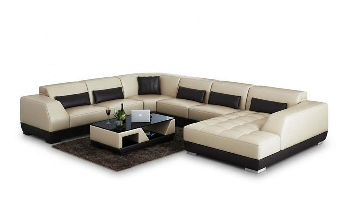 Modern style massive designer wardrobe made of MDF with 2-sliding doors 180cm