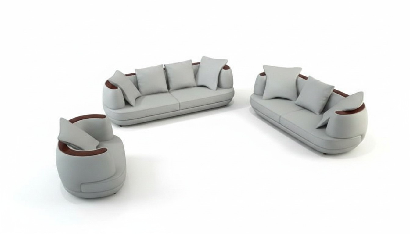 Leather sofa USB sofa set 3+2+1 couch seating upholstery sofa set sets