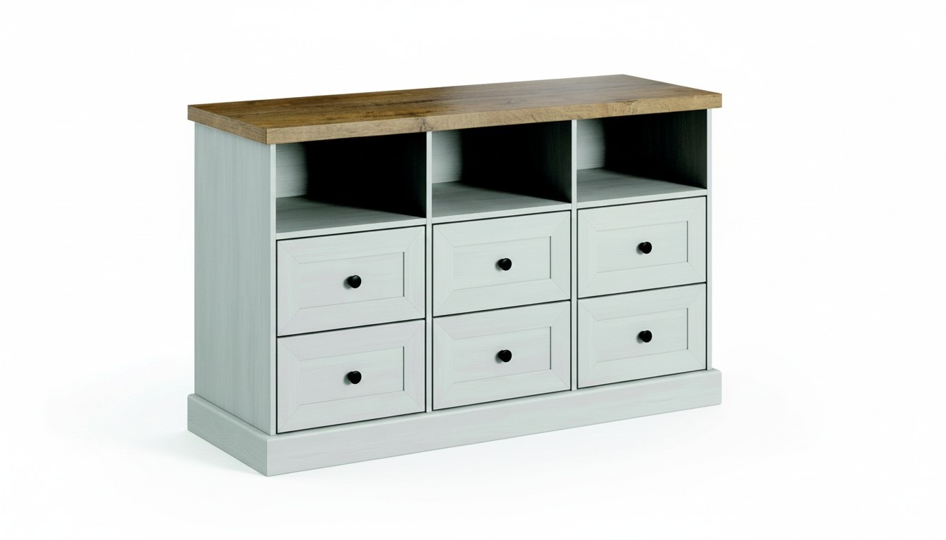 Living Room Shelf Wood Luxury Cupboard Design Dresser Side Low Board New